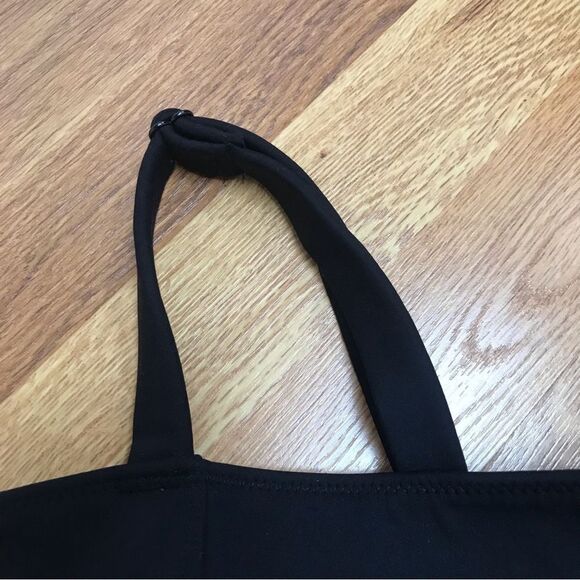 GOOD AMERICAN Black Corset One Piece Swimsuit Sculpt Lace Up Back Size 2X 5 New - Picture 7 of 12